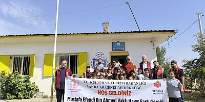 Diyarbakır’da kırsal bölgelerde öğrenim gören çocuklara eğitim desteği
