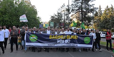 Diyarbakır’da “Madde Bağımlılığına Hayır” Yürüyüşü Düzenlendi
