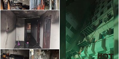 Diyarbakır'da otel yangını: 10 kişi dumandan etkilendi