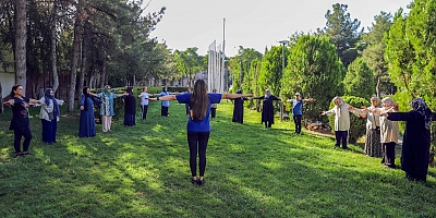Diyarbakır’da sabah sporu güne zinde başlatıyor