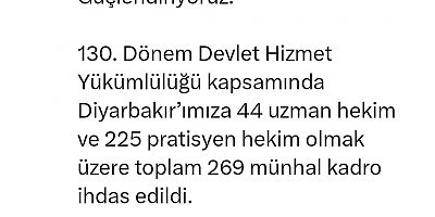 DİYARBAKIR’DA SAĞLIK KADROLARI TARTIŞMA YARATTI!