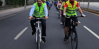 Diyarbakır'da sağlıklı yaşamaya dikkat çekmek için pedal çevrildi