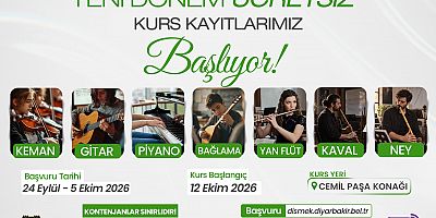 Diyarbakır’da sanat ve müzik zamanı: Kayıtlar başladı