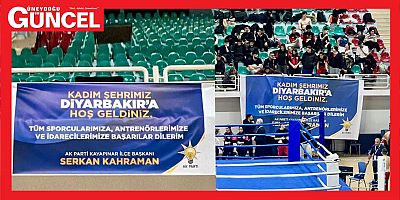 Diyarbakır'da Spor Salonunda Afiş Skandalı 