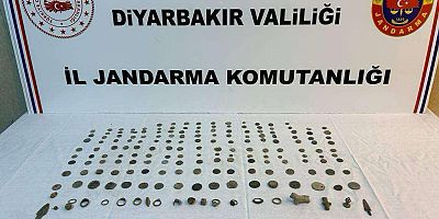 Diyarbakır'da tarihi eser operasyonu: 2 gözaltı