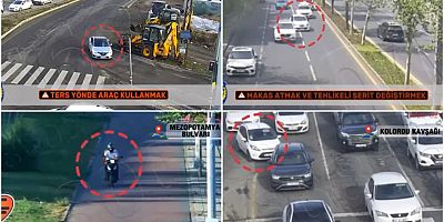 Diyarbakır'da trafik ihlali yapanlara cezai işlem