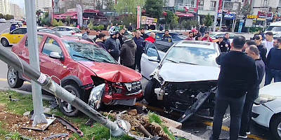 Diyarbakır'da trafik kazası: Bir hafif yaralı