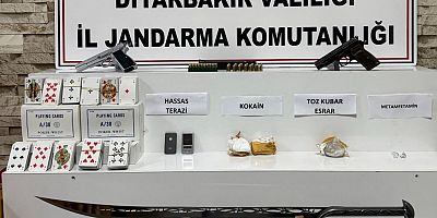 Diyarbakır’da uyuşturucu operasyonu