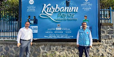 Diyarbakır’da Vekâletle Kurban Organizasyonu İçin Billboard Çalışması