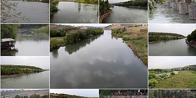 Diyarbakır'da yağışlarla birlikte Dicle Nehri'nin debisi arttı