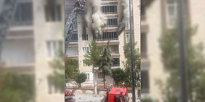 Diyarbakır'da yangında mahsur kalan çocuklar kurtarıldı