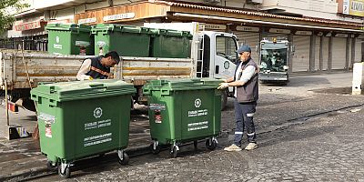 Diyarbakır’da Yeni Nesil Çöp Konteynerleri Yerleştiriliyor