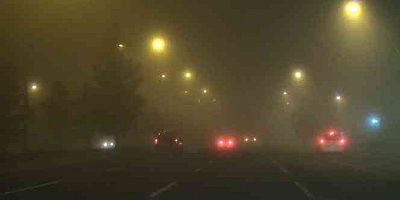 Diyarbakır'da yoğun sis gecede devam etti