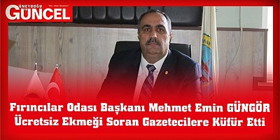 Diyarbakır'daki bazı fırıncılar ohal kararını tanımadı. Fırıncılar Odası Başkanı Gazetecilere hakaret eti.