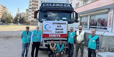 Diyarbakır’dan Rojava’ya 7 Tırlık İnsani Yardım Konvoyu Yola Çıktı