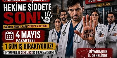 Diyarbakır Gazi Yaşargil EAH’de şiddet iddiaları: Sağlık çalışanları iş bırakma kararı aldı