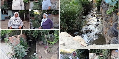 Diyarbakır'ın Silvan ilçesinde Kanal mikrop saçıyor: 