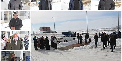 Diyarbakır karla, Oğlaklı sakinleri hem soğuk hem de susuzlukla mücadele ediyor