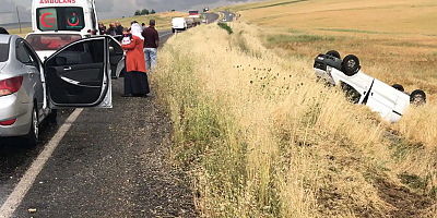 Diyarbakır-Silvan karayolunda kaza: 2 yaralı