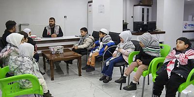 Diyarbakırlı minik öğrencilerden Gazze'ye yardım