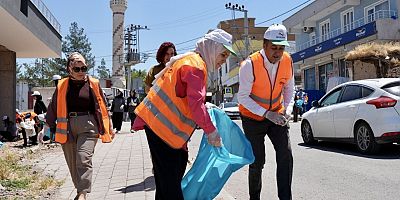 Dünya Çevre Günü’nde Bağıvar Mahallesi’nde Temizlik Seferberliği