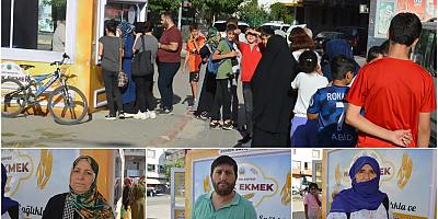 Ekmeğe gelen zamlardan sonra uzun kuyrukların oluştuğu Halk Ekmek büfeleri, vatandaşların tepkisini çekiyor