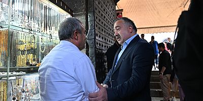 Emniyet Müdürü Murat Mutlu, Sur’da esnaf ve vatandaşlarla buluştu
