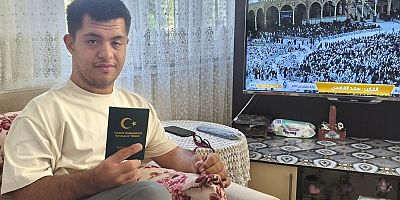 Engelli gencin Kâbe hayali gerçekleşiyor