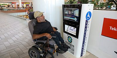 Engellilerin akülü araçları için yeni şarj istasyonu