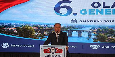 Ensarioğlu, 5'inci Kez Sağlık-Sen Diyarbakır Şube Başkanı Seçildi