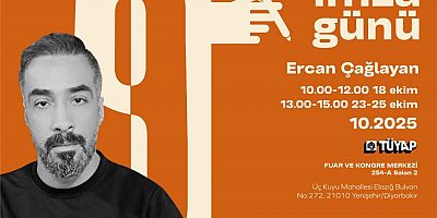Ercan Çağlayan Diyarbakır TÜYAP’ta Okurlarıyla Buluşuyor