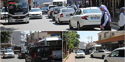 Ergani'de trafik sorununa pratik çözüm: Botanik Park 2 metre geri çekilsin