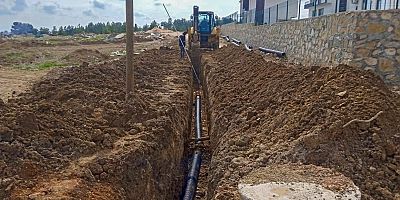 Ergani’de Yeni Yerleşim Alanlarına Kanalizasyon Hattı Döşeniyor