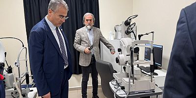 Ergani Devlet Hastanesi’nde göz anjiyo cihazı hizmete girdi