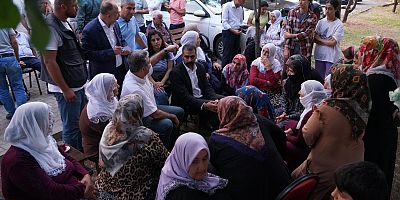 Eş Başkan Hatun, Dicle ve Feritköşk mahallerini ziyaret etti