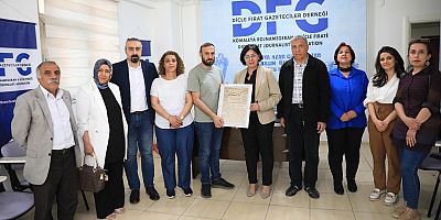 Eş başkandan, Kürt Gazeteciler Günü ziyareti