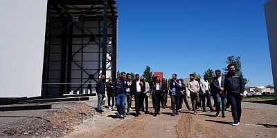 Eş Başkanlar, İleri Biyolojik Atıksu Arıtma Tesisi’ndeki çalışmaları yerinde inceledi