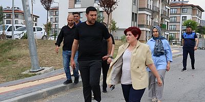 Eşbaşkan Biçici TOKİ Sakinlerinin Sorunlarını Yerinde Dinledi