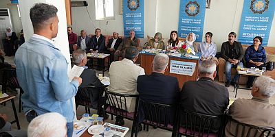 Eşbaşkan Bucak, Hazro’da muhtarların  talepleri dinledi