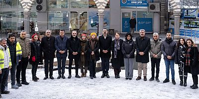 Eşbaşkanlar karla mücadele çalışmalarını sahada koordine ediyor