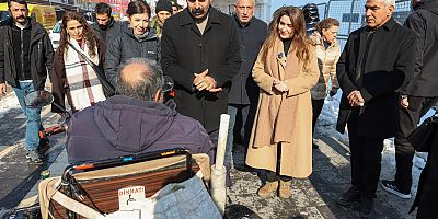 Eşbaşkanlardan Esnafa Karla Mücadele Ziyareti