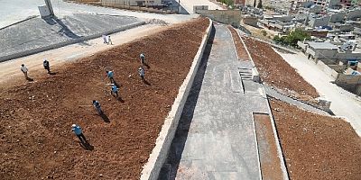 Eyyübiye Belediyesi ilçeye yeni yeşil alanlar kazandırıyor