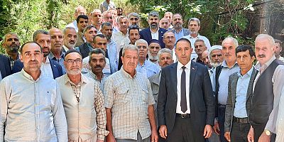 Faruk Dinç Diyarbakır Çüngüş ve Çermik'te Vatandaşların, Esnafın ve Muhtarların Sorunlarını Dinledi