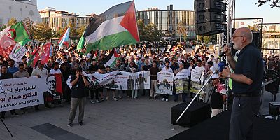 Filistin Konvoyu için İstanbul'da miting düzenlendi