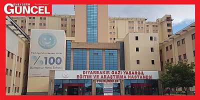 Gazi Yaşargil Hastanesi’nde deprem.