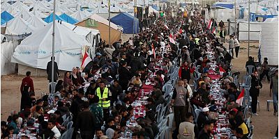 Gazze’de çadırların arasında Ramazan bereketi