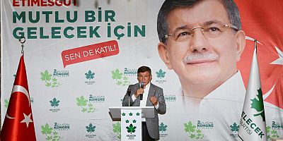 Gelecek Partisi Lideri Davutoğlu’ndan İçişlerine mafya mesajı: “Eşkiya şimdi İstanbul’da Esenyurt’ta, Ankara’nın sokaklarında, İzmir’in sokaklarında heryerde!”