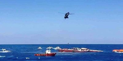 Girne açıklarında batan yolcu gemisinin enkazına ulaşıldı