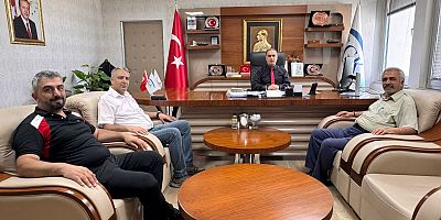 Güneydoğu Güncel Gazetesi'nden SGK İl Müdürü Garip Karatay'a Hayırlı Olsun Ziyareti
