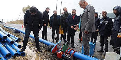 Hani Kuyular, Belen ve Abacılar mahallelerinde içme suyu sorunu çözülüyor